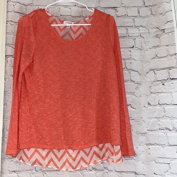 Charming Charlie long sleeve blouse - Picture 1 of 3